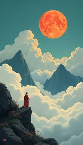 roerich,milarepa,mononoke,mamozai,bodhidharma,tenzin,Illustration,Realistic Fantasy,Realistic Fantasy 46