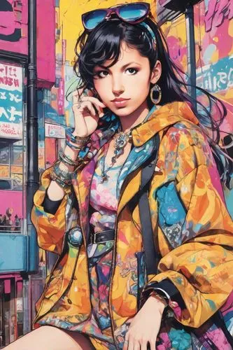 anime japanese clothing,harajuku,xiaoyu,miu,retro girl,yukiko,Digital Art,Anime