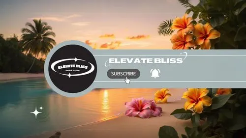 the title is in an image of a tropical beach at sunset,tropical house,elevates,elevate,tropical floral background,hotel riviera,bitrates,getaways,amenities,homebutton,nest easter,margaritaville,flyswa