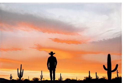 cowboy silhouettes,saguaros,silhouette of man,mexican hat,man silhouette,saguaro,wickenburg,sheriff - clark country nevada,sonoran,intrawest,southwestern,vaquero,longmire,bundys,hickok,westerns,sonoran desert,woman silhouette,pardner,hedeman,Illustration,Realistic Fantasy,Realistic Fantasy 25