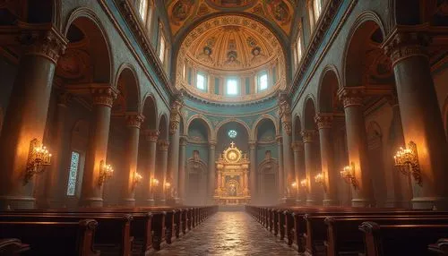 the basilica,basilica,sanctuary,collegiate basilica,cathedral,nave,basilica of saint peter,sacristy,the cathedral,minor basilica,aisle,baldacchino,sancta,interior view,duomo,basilius,ecclesiatical,immaculata,basilique,haunted cathedral,Photography,General,Realistic