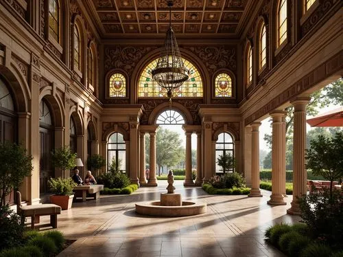 philbrook,biltmore,nemacolin,atriums,cochere,emirates palace hotel,lobby,sursock,hotel lobby,wintergarden,broadmoor,orangery,inside courtyard,gaylord palms hotel,amanresorts,conservatory,medinah,entrance hall,maymont,rosecliff