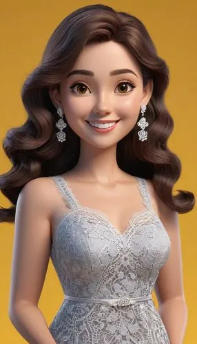 bridewealth,princess sofia,bridal dress,kleinfeld,tiana,wedding gown,Unique,3D,3D Character