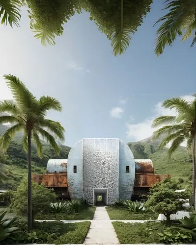 cubic house,cube house,tropical house,cube stilt houses,coconut water bottling plant,3d rendering,holiday villa,holiday complex,render,cube background,coconut water concentrate plant,dreamhouse,modern house,3d render,ecotopia,biosphere,3d rendered,biomes,coconut water processing machine,earthship