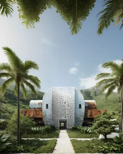 rouillé
,cubic house,cube house,tropical house,cube stilt houses,coconut water bottling plant,3d rendering,holiday villa,holiday complex,render,cube background,coconut water concentrate plant,dreamhou