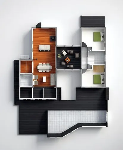 Floor plan with black Wall ,two floors plan of an apartment,habitaciones,floorplan home,house floorplan,residencial,inmobiliaria,floorplans,Illustration,Vector,Vector 05