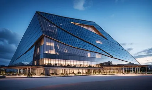 Building design,a big building with many windows and a sky background,snohetta,bjarke,glass facade,arkitekter,skolkovo,vinoly,Photography,General,Realistic