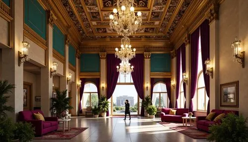 royal interior,nemacolin,lobby,hotel lobby,ritzau,foyer,villa cortine palace,crown palace,philbrook,entrance hall,sursock,hotel hall,amanresorts,venice italy gritti palace,emirates palace hotel,palazzo,venetian hotel,grand hotel europe,salone,hotel nacional