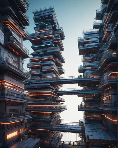 arcology,futuristic architecture,unbuilt,interlace,apartment block,scampia,futuristic landscape,apartment blocks,high rises,sedensky,microdistrict,morphosis,ctbuh,kirrarchitecture,areopolis,escala,multistorey,voxels,sky space concept,urban towers,Art,Artistic Painting,Artistic Painting 08