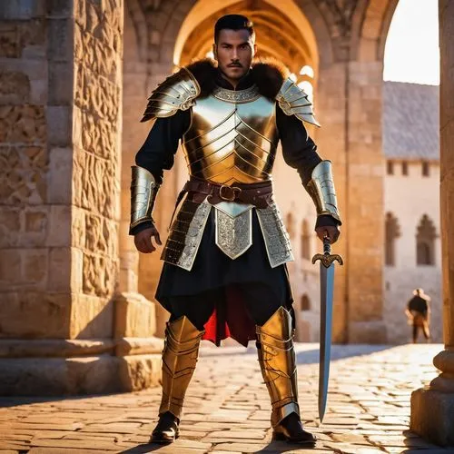 knight armor,paladin,hospitaller,cullen,ertugrul,peredur,saladin,novigrad,oerth,cent,paladar,codpiece,avignon,castellan,castleguard,gladiator,aegon,javanrud,nassirian,crusader,Photography,General,Realistic