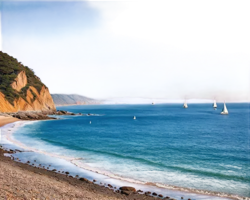 catalina island,montara,esalen,beach landscape,branscombe,marin county,noirmont,beautiful beaches,seacliff,coastal landscape,beach scenery,cide,mountain beach,beautiful beach,dalhausser,plage,carbis bay,etretat,waddell,pacific coastline,Illustration,Japanese style,Japanese Style 18