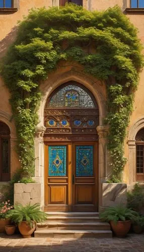 garden door,portal,sapienza,pienza,wooden door,greek island door,tuscan,doorway,front door,entryway,doorways,sylvania,volterra,door,blue doors,studio ghibli,the door,doors,house entrance,old door,Art,Classical Oil Painting,Classical Oil Painting 41