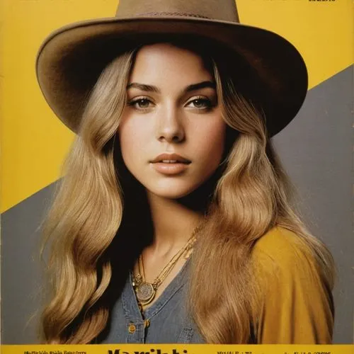 halston,magazine cover,emmylou,clairol,seventies,vintage fashion,purdey,brown hat,madeline,macgraw,vintage advert,yellow sun hat,vintage girl,leather hat,vintage woman,turlington,hat vintage,vintage women,gena rolands-hollywood,olsen,Illustration,American Style,American Style 08