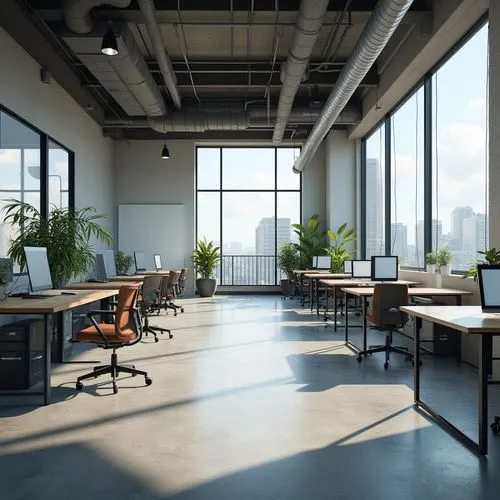 modern office,blur office background,working space,offices,bureaux,workspaces,creative office,desks,daylighting,office,office desk,furnished office,3d rendering,conference room,meeting room,workplaces,workstations,loft,study room,work space,Photography,General,Realistic