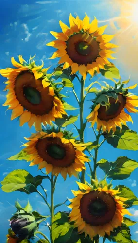 sunflowers,sunflowers in vase,sunflower coloring,Conceptual Art,Daily,Daily 32