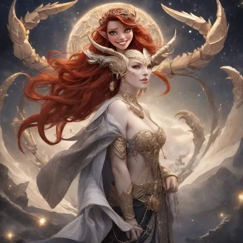 zodiac sign gemini,frigga,fantasy art,fantasy woman,demelza,sorceror