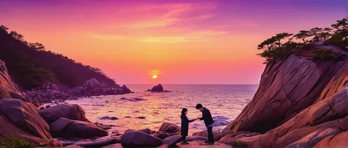 purple landscape,coastal landscape,phuket province,landscape background,huangshan mountains,andaman sea,coast sunset,background view nature,phuket,cliffs ocean,south korea,beach landscape,sunrise beach,beautiful landscape,huangshan maofeng,landscape photography,split rock,sokcho,full hd wallpaper,natural scenery,Illustration,Realistic Fantasy,Realistic Fantasy 45