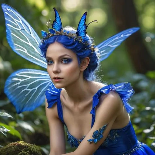 faerie,faery,fairy peacock,fae,fairy,blue enchantress,fairy queen,evil fairy,blue butterfly,child fairy,little girl fairy,garden fairy,blue butterflies,fairy tale character,fairy world,fairies,ulysses butterfly,flower fairy,fairy forest,rosa 'the fairy,Photography,General,Realistic