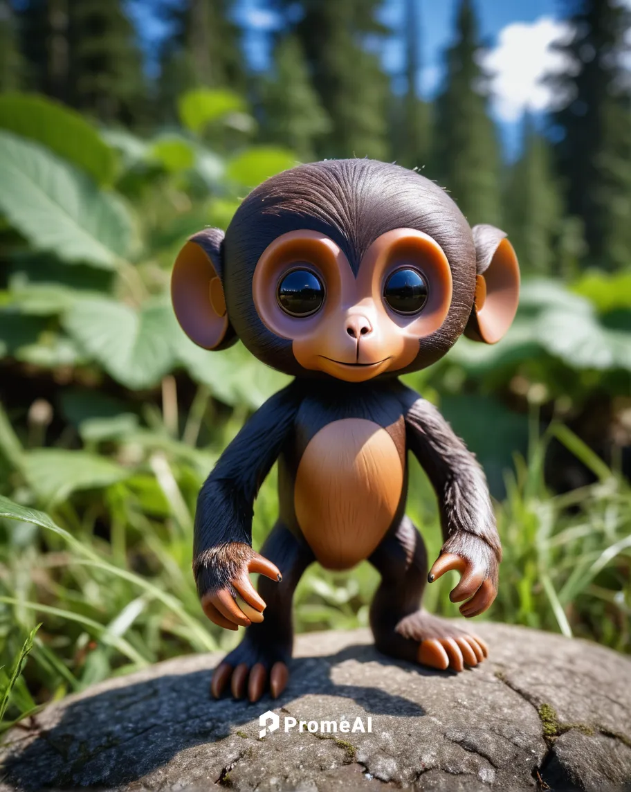 чебурашка,baby monkey,monkey,scandia gnome,skylander giants,tufted capuchin,the monkey,war monkey,capuchin,schleich,monkey soldier,3d model,primate,mowgli,tarzan,3d figure,monkey gang,cute cartoon cha