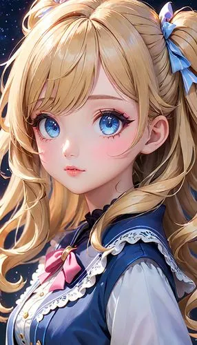 violet evergarden,alice,starry sky,constellation unicorn,kantai collection sailor,starry,star illustration,luna,kriegder star,darjeeling,star sky,andromeda,aurora,galaxy,cg artwork,libra,heterochromia,fairy galaxy,sailor,delta sailor,Anime,Anime,Traditional