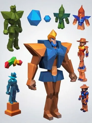 3d model,3d figure,play figures,skylander giants,plug-in figures,low-poly,game figure,low poly,clay figures,toy blocks,game pieces,figurines,collected game assets,3d modeling,smurf figure,meeple,stand models,asterales,toy block,wooden figures,Unique,3D,Low Poly