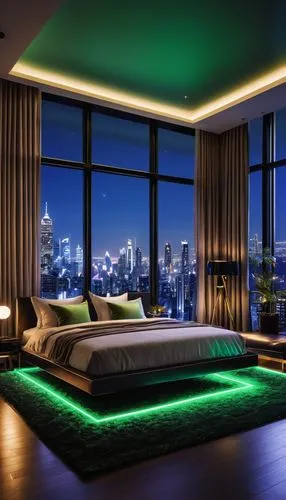 great room,sleeping room,modern room,penthouses,green living,sky apartment,Photography,General,Realistic