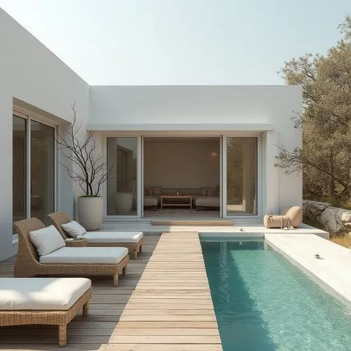 pool house,outdoor furniture,holiday villa,dunes house,outdoor pool,nonom style