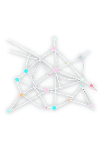 Graphs image, white background, 2D illustration, simple lines, colorful nodes, connections between nodes, varying node sizes, circular shapes, soft gradient colors, minimalistic design, centered compo