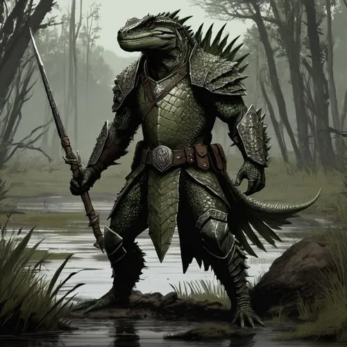 crocodile woman,saurian,muggar crocodile,marsh crocodile,crocodile,real gavial,missisipi aligator,river monitor,alligator,gator,gavial,swamp,crocodilian,swamp football,freshwater crocodile,green dragon,aligator,nile crocodile,crocodilian reptile,kobold,Conceptual Art,Fantasy,Fantasy 33