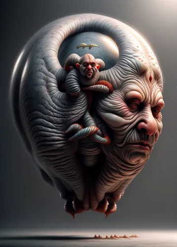 mandelbulb,sculpt,wrinkle,tea egg,wrinkled potatoes,spherical,fractalius,captive balloon,daruma,surrealism,3d fantasy,bowling ball,fantasy art,cuborubik,emergence,sci fiction illustration,swirly orb,fractal art,fractals art,3d bicoin