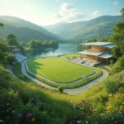 glimmerglass,rockbridge,golf resort,amanresorts,garsington,the golf valley,snohetta,tulou,cottars,sirdal,zumthor,basque country,home landscape,balquhidder,ecovillages,landscaped,bohinen,golf landscape,svizzera,passivhaus,Photography,General,Realistic