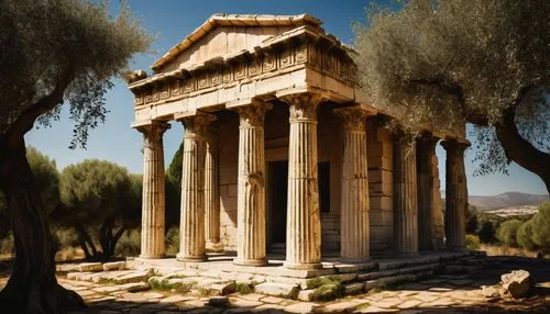 greek temple,roman temple,temple of diana,temple of hercules,celsus library,erechtheus,tiryns,laodicea,ephesus,volubilis,hierapolis,dougga,erechtheion,baalbek,pallas athene fountain,palmyra,celsus,artemis temple,chersonesus,tempio,Illustration,Vector,Vector 15