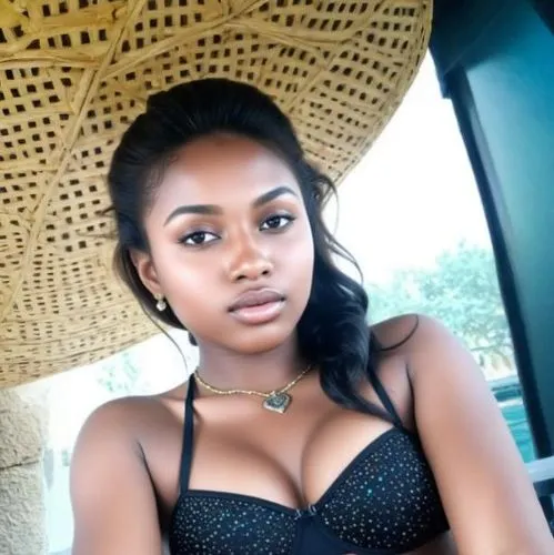 Hermosa ,an image of a woman with large ,panamanian,thahane,angolan,haitian,nigerian,trinidadian