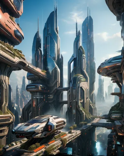 coruscant,cardassia,arcology,futuristic landscape,homeworld,homeworlds,Photography,General,Natural