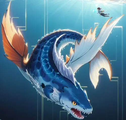 kujira,repede,jaggi,aereon,sekaric,liopleurodon,Anime,Anime,Realistic