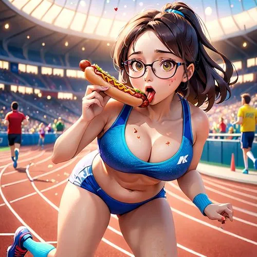 mei,sports girl,yanmei,track and field,miyuki,mizuno,Anime,Anime,Cartoon