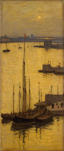 boats in the port,regatta,boat landscape,small boats on sea,sailing boats,july 1888,new york harbor,fishing boats,vincent van gough,wherry,boats,sailboats,seaport,row boats,harbor,venetian lagoon,barque,boat on sea,rowboats,baltimore clipper,Art,Classical Oil Painting,Classical Oil Painting 34