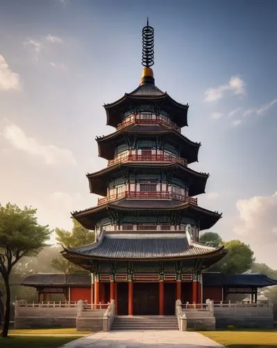 asian architecture,hall of supreme harmony,the golden pavilion,stone pagoda,buddhist temple,golden pavilion,pagodas,drum tower,palyul,matsumoto castle,kodaiji temple,taisha,heian,soochow,khenin,hakuseki,temples,chedi,sukjong,gopura,Illustration,Paper based,Paper Based 01