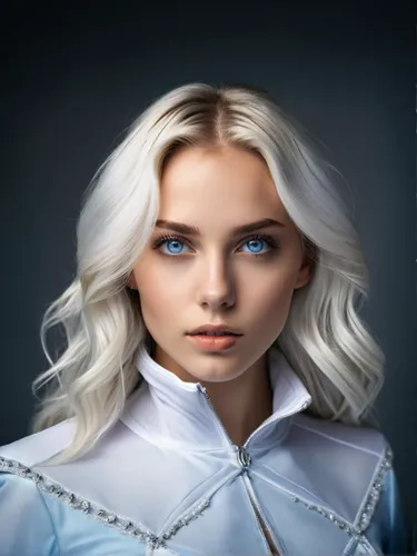 elsa,custom portrait,fantasy portrait,winterblueher,white rose snow queen,portrait background,eufiliya,katniss,samara,cg artwork,cinderella,digital painting,violet head elf,suit of the snow maiden,ice queen,aurora,nordic,whitey,world digital painting,elven