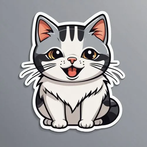 Meowkuza Essential cartoonstlyle Sticker
,cat vector,clipart sticker,suara,telegram icon,kitka,cartoon cat,maru,kiti,ognyan,mau,minurcat,kitano,jiwan,calico cat,kihon,frideswide,lab mouse icon,kittani