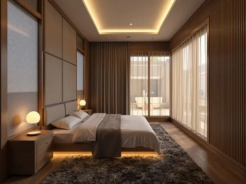 modern room,3d rendering,sleeping room,japanese-style room,render,bedroom