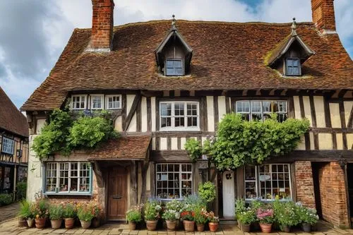 ightham,timber framed building,half-timbered house,lavenham,crooked house,chilham,half timbered,goudhurst,tichborne,timbered,half-timbered houses,ledbury,thatched,chequers,sussex,elizabethan manor house,canterbury,melbury,turville,angleterre,Conceptual Art,Daily,Daily 15