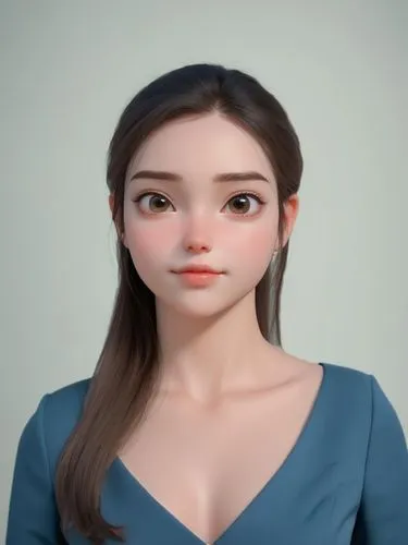 3d model,dressup,margairaz,princess anna,female doll,3d rendered,bjd,xiaoyan,shijie,3d modeling,xianwen,cute cartoon character,digital painting,renderman,xiaohui,character animation,marinette,elsa,ziwei,yujie,Blazer Dress,Pure Color,Light Grey