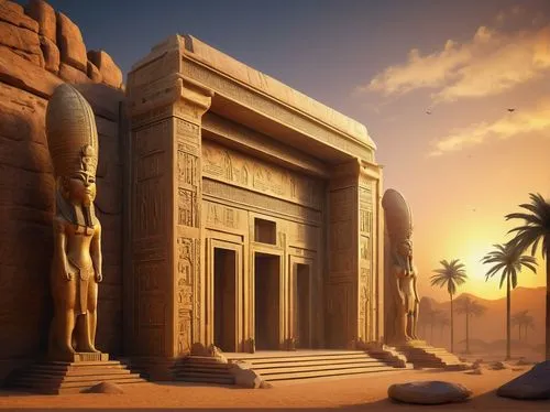 egyptian temple,ancient egypt,pharaonic,kemet,ancient egyptian,wadjet,ramses ii,egyptienne,abydos,pharaon,pharaohs,karnak,ennead,ancient civilization,egypt,asherah,ancients,egyptology,egyptological,egyptian,Art,Classical Oil Painting,Classical Oil Painting 03