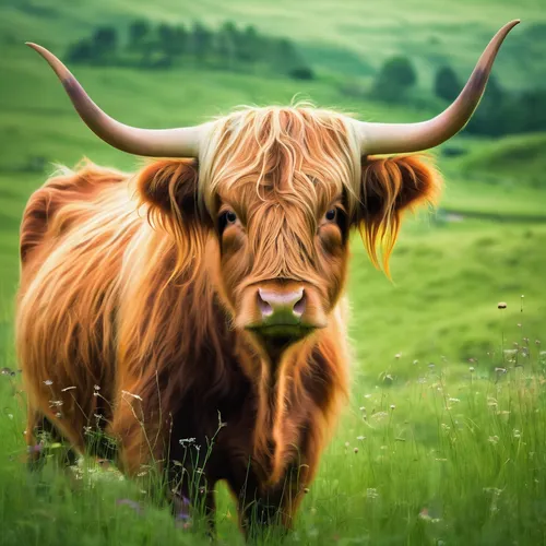 scottish highland cattle,highland cattle,scottish highland cow,highland cow,alpine cow,horns cow,mountain cow,galloway cattle,watusi cow,bovine,ox,texas longhorn,cow,oxen,domestic cattle,beef cattle,moo,simmental cattle,longhorn,cow icon,Illustration,Realistic Fantasy,Realistic Fantasy 37