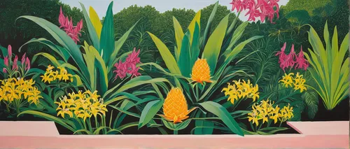 kniphofia,schopf-torch lily,brook avens,palm lilies,crocosmia,lilies of the valley,torch lilies,wild tulips,carol colman,brook landscape,lillies,flower painting,pink grass,cloves schwindl inge,yellow iris,jonquils,cattails,trusses of torch lilies,flowering plants,pond flower,Art,Artistic Painting,Artistic Painting 23