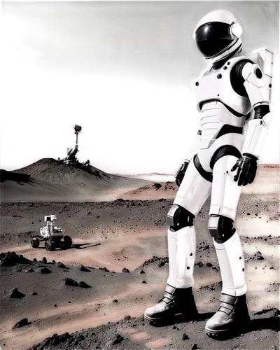 mission to mars,mars rover,robot in space,mars probe,moon rover,tranquility base,surveyor,red planet,sci fiction illustration,apollo 15,lunar landscape,planet mars,spacesuit,moon base alpha-1,astronautics,earth rise,space walk,opportunity,space art,science fiction,Photography,Black and white photography,Black and White Photography 08