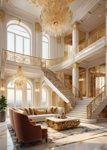 luxury home interior,luxury hotel,palatial,palladianism,opulently,opulence,opulent,marble palace,grand hotel europe,luxury property,ornate room,hotel lobby,penthouses,poshest,interior design,luxury home,interior decoration,emirates palace hotel,staircase,corinthia,Conceptual Art,Oil color,Oil Color 07