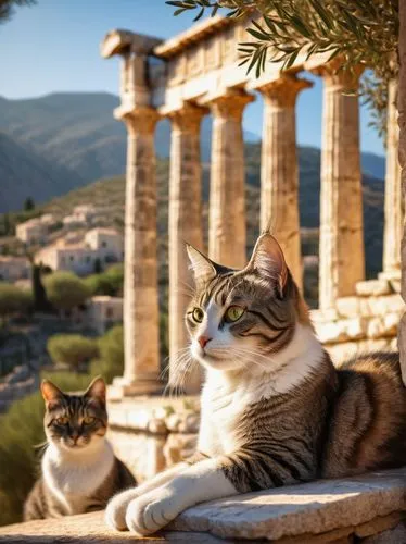 cat greece,greek temple,georgatos,segesta,delphi,jerash,cat european,acrocorinth,hierapolis,corinth,ephesus,nemea,crillon,catellus,romanies,greece,grecian,hellenic,baalbek,grecia,Conceptual Art,Fantasy,Fantasy 04