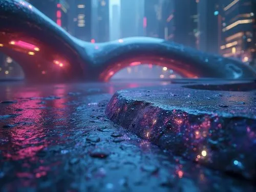 cinema 4d,futuristic landscape,3d render,alien world,3d fantasy,fantasia,cyberworld,wurm,underworlds,rift,ultraviolet,muk,synthetic,tentacles,tentacle,stasis,cyberpunk,raimi,cyberscene,urbanworld,Photography,General,Realistic